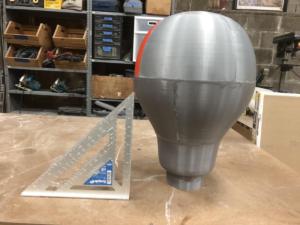 scale reference 3d printed light bulb